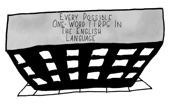 Link to every possible One Word TTRPG in the English language